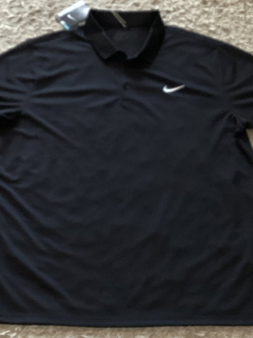 NWT – Nike Black Dri-Fit Polo Golf Shirt – XL